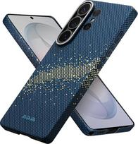 "pitaka" dėklas "Samsung Galaxy S26 Ultra Magnetic" mobiliojo telefono dėklas, pagamintas iš aramido pluošto su Aaron mygtuku Apsauginis dėklas, suderinamas su "Magsafe" [itin plonas dėklas] su patogia rankena "Milky Way Galaxy