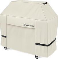 "Porch Shield Premium Gas Grill Cover" 48" W x 24" D x 48" H - 600D vandeniui atsparūs "Weber", "Brinkmann", "Char-Broil" ir kitų kepsninių dangteliai, tan spalvos