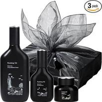 "Pyunkang Yul PKY Black Tea Line" dovanų rinkinys Motinos dienai, anti-senėjimo priežiūros priemonės, drėkinamasis tonikas, atgaivinamasis serumas ir maitinamasis kremas, nedirgina odos, korėjietiška odos priežiūra (3 dalių rinkinys)