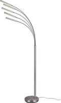 "Reality Leuchten Reed R41031507" LED grindų lempa "Metal Nickel Matt" su 5x 3,5 W LED jungikliu ir reguliatoriumi