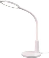 "Reality Leuchten Sally" R52671101 LED stalinis šviestuvas, matinis, plastikinis, baltas, 8,4 W LED, 4x jutiklinis, laikmačio funkcija
