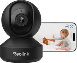 "Reolink" 4K PTZ "Wi-Fi" vidaus stebėjimo kamera, 2,4/5 GHz "Wi-Fi 6", kūdikių monitorius su kamera, 3X optinis priartinimas, automobilio stebėjimas, vidaus kamera vaikams, šunų kamera, išmanusis aptikimas, E1 priartinimas, juoda