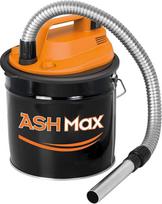 "Ribimex AshMax 1000W pelenų siurblys su plaunamu HEPA filtru, 18 l metaliniu konteineriu, 17 kPa siurbimo galia ir ergonomiška dviguba rankena - idealiai tinka židiniui, orkaitei ir griliui - PRCEN015
