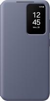 "Samsung Smart View Wallet" išmaniojo telefono dėklas EF-ZS921, skirtas "Galaxy S24", telefono dėklas, lizdas kortelėms, matymo langelis, violetinės spalvos