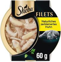 "Sheba Filets" - "Finest" drėgnas kačių maistas dėkle - Vištiena - 16 x 60 g