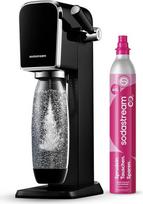 "SodaStream ART" vandens karbonizatorius su CO₂ cilindru ir 1 x 1 litro talpos plastikiniu buteliu, kurį galima plauti indaplovėje, 44 cm aukščio, juodas
