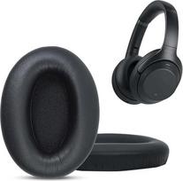 "Sony" WH-1000XM3 (WH1000XM3) ausinių per ausis įdėklai, pakaitinės pagalvėlės iš atminties putų su aktyvia apsauga nuo triukšmo, atsparios prakaitui ir 12H baltyminės odos įdėklai