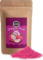 "Spicy Welt" liofilizuotų džiovintų drakono vaisių milteliai (100 g) - 100 % tikra rožinė pitaya, nesaldinta ir be priedų | grynų vaisių milteliai | tinka kokteiliams, latte ir kepimui
