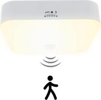 "Toowell" 10000 mAh baterijos lempa su judesio jutikliu Vidinė baterija valdoma lubų lempa LED lubų lempa Baterijos lempa su judesio jutikliu Baterijos lempa garažui Rūsys Vonios kambarys Šilta balta šviesa