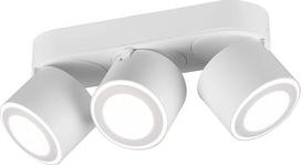 "Trio Leuchten Taurus" 652910331 LED įleidžiamas lubinis ir paviršinis šviestuvas Metalinė balta matinė Komplekte yra 3x 3,5 W + 3x 1,5 W šviesos diodai
