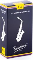 "Vandoren Traditional Alto Saxophone Reeds" stygos - 10 vnt. dėžutėje - stiprumas 1,5