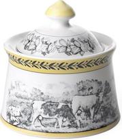 "Villeroy & Boch Audun Ferme" cukrinė, 300 ml, aukštis 11,4 cm, aukščiausios kokybės porcelianas, balta/daugiaspalvė,
