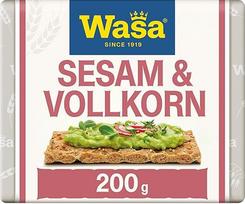"Wasa Crispbread" sezamo ir viso grūdo sausainiai 12 pakuočių (12 x 200 g)