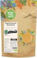 "Wholefood Earth" ekologiškas viso grūdo kuskusas - 1 kg | žalias | be GMO | veganiškas | daug skaidulų | sertifikuotas ekologiškas