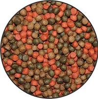 "Wohnkult Top Premium Koi" 3 rūšių 3 mm ir 6 mm mišinys 5 litrų ir 10 litrų Spirulina česnakų spalva Tvenkinys Koi Auksinės žuvelės Eršketai (3 mišinys 6 mm / 10 litrų)