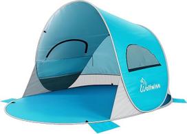 "WolfWise UPF 50+ Easy Pop Up Beach Tent Instant Sun Shelter Sunshade Baby Canopy", itin erdvus, pastatomas ir sulankstomas per kelias sekundes