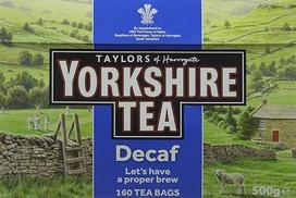 "Yorkshire Tea Yorkshire" arbatos maišeliai be kofeino (160 vnt.)