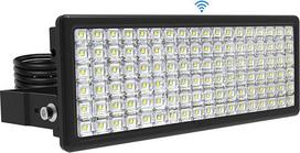 100 W 14000 lm LED lauko prožektorius su sutemų jutikliais, 6500 K šaltos baltos spalvos nuo sutemų iki aušros prožektorius, LED prožektorius lauke, IP67 vandeniui atsparus prožektorius sodui, automobilių stovėjimo aikštelių apšvietimui