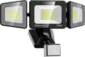 120 W LED apsaugos žibintai, judesio jutiklis, lauko žibintai, 12000 lm prožektoriai, lauko judesio jutiklis, 4500 K dienos šviesos LED prožektoriai, lauko, nuo sutemų iki aušros, IP66 judesio žibintai