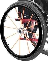 2 neįgaliųjų vežimėlių slankiojančių ratlankių dangtelių pakuotė, 24/22 colių galinio rato sportinio vežimėlio dangtelis, neslystantis, atsparus nusidėvėjimui silikoninis pirštinių dangtelis, gerinantis sukibimą ir trauką (22 coliai, juodas)