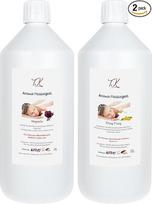 2 x 1 farmacinės kokybės aromatinių masažo aliejų rinkinys Magnolija ir Ylang Ylang - skirtas masažui, fizioterapijai, sveikatingumui, sportui ir t. t. (2000 ml, Magnolija ir Ylang Ylang)