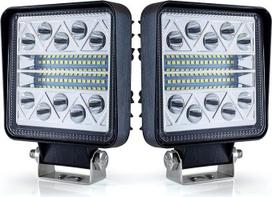 2 x speciali darbo lempa, traktoriaus, 102 W, 12 V LED prožektorius, 15000 lm, tinka galiniam važiavimo žibintui, skirta graafmachine, trekkeriui, traktoriui, sunkvežimiui, keturračiui, furgonui, visureigiui (4 x 4)