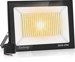 300 W LED lauko prožektorius, itin ryškus 30000 LM LED žibintas lauke, prožektorius 3500 K šiltos baltos spalvos IP66 vandeniui atsparus lauko prožektorius kiemui, garažui, koridoriui, sodui, viešbučiui