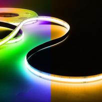 5 m COB RGB+WW šilta balta LED juosta pasakų žibintai 784 LED/M 3920 LED 24 V RGBW LED juostelės šviesos juostelės šviesos juosta Dimmable Kalibruojami LED žibintai be maitinimo šaltinio