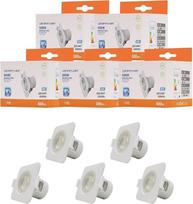 5er LED Einbaustrahler 230V 8W 600LM IP44 LED Spots 6000K Kaltweiß Deckenspots für Badezimmer Küche Wohnzimmer Einbauspots 74mmx74mmx53mm Lochmass Ø60mm