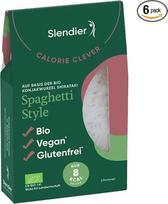 6 x "Slendier" ekologiški spagečiai iš konjako 400 g