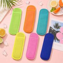 6er Set Eis Am Stiel Hülle Wiederverwendbar Popsicle Halter Taschen Ice Pop Neopren Anti Frosting Sleeves Leckgeschützt Spülmaschinenfest für Wassereis Cremiges Sommer Pool Party