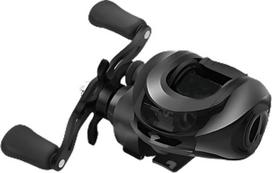 9+1 Kugellager Baitcast-Angelrolle, 7,2:1 Übersetzung, rechte Hand, schwarz, ultraleicht mit 8 kg max. Zugkraft, starke Befestigungskraftbremse, Keramikauslass