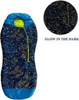 AceCamp Glow in The Dark Mummy Schlafsack für Kinder und Jugendliche, Temperaturbewertung -1°C, Wasserdicht für Camping, Wandern und Schlummerparty