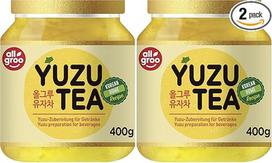 Allgroo Yuzu arbata - Yuzu arbata arba tepama arbata, veganiška ir be glitimo (1 x 400 g) (2 vnt.)