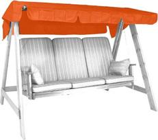 ANGERER Swingtex Swingtex Sodo sūpynių stogelis nuo saulės 193 x 130 cm Terakota