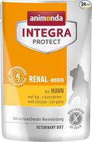 animonda INTEGRA PROTECT Šlapias inkstų maistas katėms su vištiena (24 x 85 g), veterinarijos gydytojo rekomenduojamas inkstų nepakankamumo atveju, visavertis dietinis maistas suaugusioms katėms, sukurtas kartu su veterinarijos gydytojais