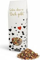 Arbatos dovana "Schön, dass es dich gibt" - Vaisių arbata Elderberry Lemon 100 g palaidos mažos dėmesio padėkos dovana draugams kolegoms draugėms Rankomis supakuota Austrijoje