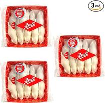 Aseli Riesenmäuse 3er Pack à 155g - Schaumzucker/Marshmallow - Wiederverschließbar - Glutenfrei & Laktosefrei - Naschset mit 465g
