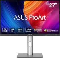 ASUS ProArt PA27JCV - 27 colių 5K profesionalus monitorius - 16:9, 5120 x 2880, 10 bitų, LuxPixel AGLR, automobilinis KVM, ergonominis, Calman, DisplayHDR 500 - DisplayPort, HDMI, 96W USB-C, USB-C, USB-Hub, garsiakalbis