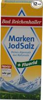 Bad Reichenhaller jodo druska su fluoru, 12 vnt., 500 g pakuotė