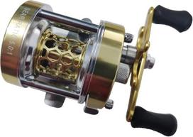 Baitcasting Angelrolle Angelrolle Baitcaster Angelgerät mit Aluminiumspule Innovativem Bremssystem Und Stabiler Messingkonstruktion für Süßwasser