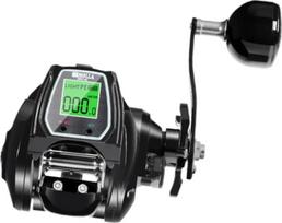 Baitcasting Rolle Elektronische Angelrolle mit Anzeige 64 1 Getriebe Leichte Transportfähige Schnelllauf Rolle Glatte Leistungsstarke 16kg Zugkraf