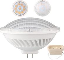 BAOMING Dimmable Par56 LED lemputė 26W 24 laipsnių spindulio kampu AC 200~240V su GX16d Mogul galiniu kaiščiu, skirta halogeninėms 300W lemputėms pakeisti - šiltai balta 2700K~3000K Pakuotė 1 vnt.