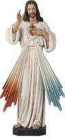BC BUILDCLASSIC Katalikiška dovanų Dievo Gailestingumo statulėlė 10" Tall Rankomis tapyta