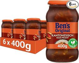 BEN'S ORIGINAL Asia Wok Sauce Soy Spicy 6 x 400 g