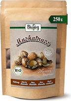 Biojoy Ekologiškas muskato riešutas (250 g), apie 46 gabalėliai, muskato riešutas be priedų (Myristica Fragrans)