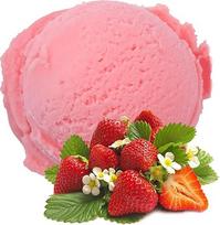Braškių skonio 1 kg Daniški minkštieji ledai "Gino Gelati" ledų milteliai Minkštųjų ledų milteliai Ledų milteliai