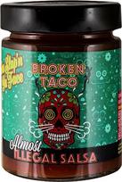 BROKEN TACO Almost Illegal Salsa - Scharfe Tomatensalsa mit Habanero & Carolina Reaper Chili - fruchtig-scharf mit Ananas - 240 g