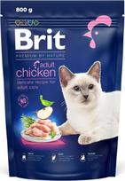 Brit Premium by Nature Sausas suaugusių kačių ėdalas su vištiena 800g