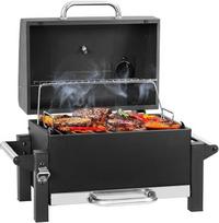Camping Grill Sulankstomas nešiojamas nešiojamas medžio anglių grilis Stalo grilis Camping Kitchen & Outdoor Mini medžio anglių grilis sulankstomas su grilio grotelėmis, idealiai tinka BBQ, kelionėms, piknikui